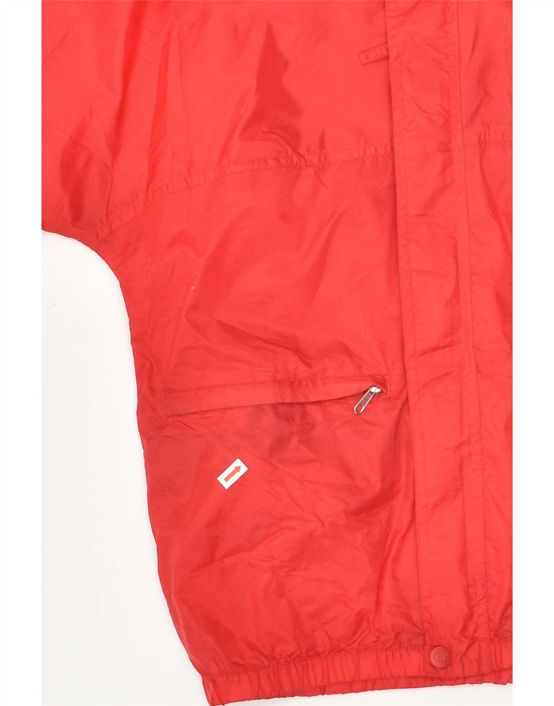 CHAMPION Boys Hooded Rain Jacket 7-8 Years Small Red Polyester | Vintage Champion | Thrift | Second-Hand Champion | Used Clothing | Messina Hembry 