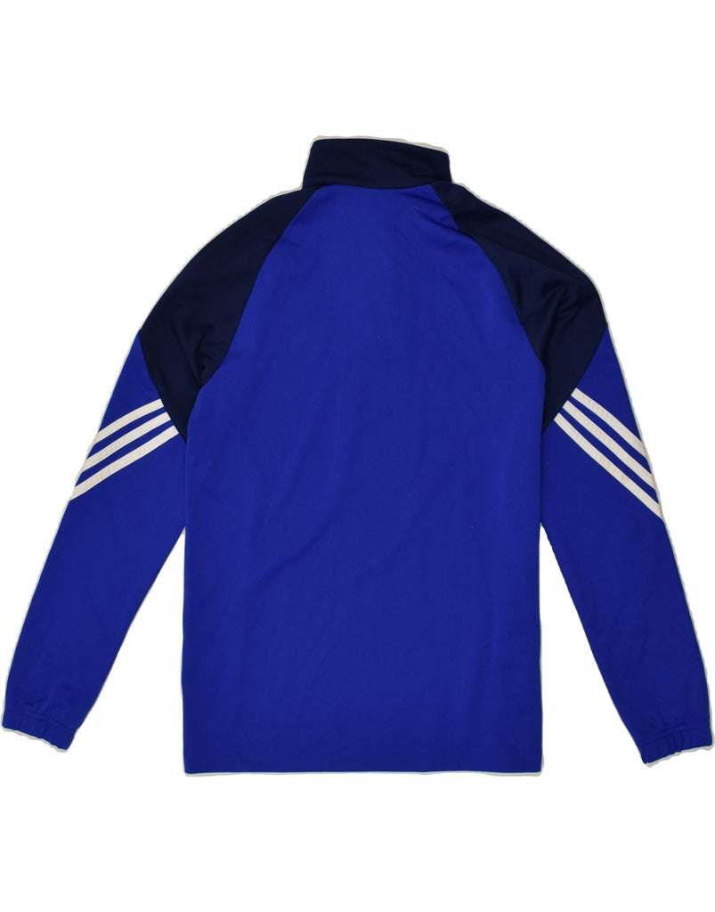 ADIDAS Boys Climalite Pullover Tracksuit Top 13-14 Years XL Blue Polyester | Vintage Adidas | Thrift | Second-Hand Adidas | Used Clothing | Messina Hembry 