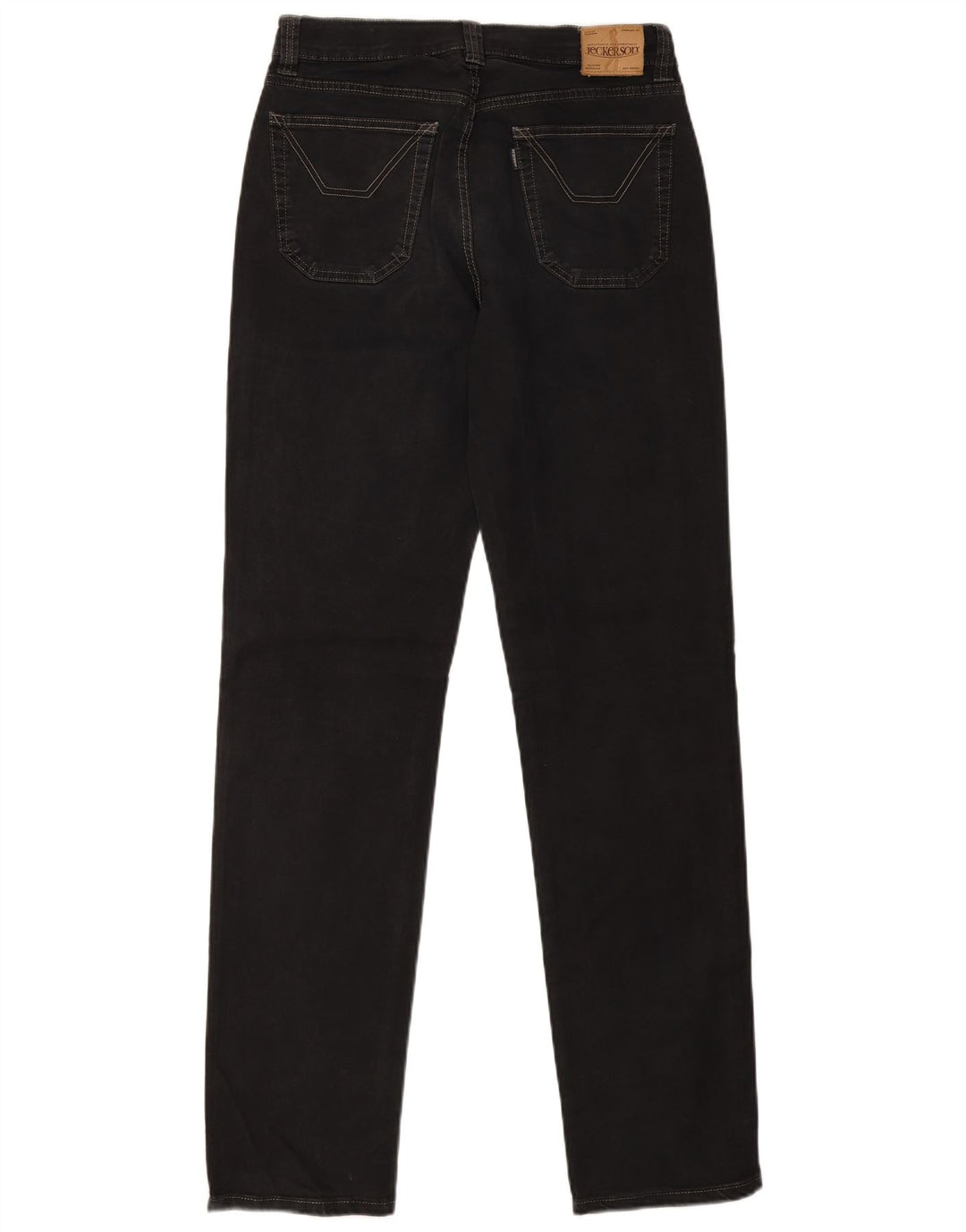 Jeckerson Mens Straight Jeans W34 L34 Grey Cotton