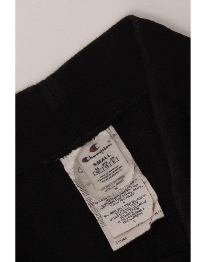 Champion Mens Graphic Sport Shorts Small  Black Cotton