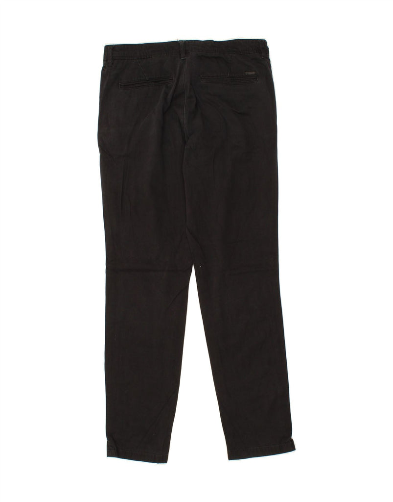 JACK & JONES Mens Marco Slim Chino Trousers W32 L32  Black Cotton Vintage Jack & Jones and Second-Hand Jack & Jones from Messina Hembry 