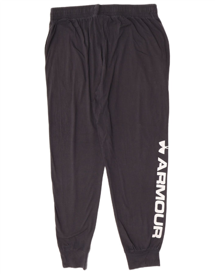 Under Armour Mens Graphic Tracksuit Trousers Joggers XL Black