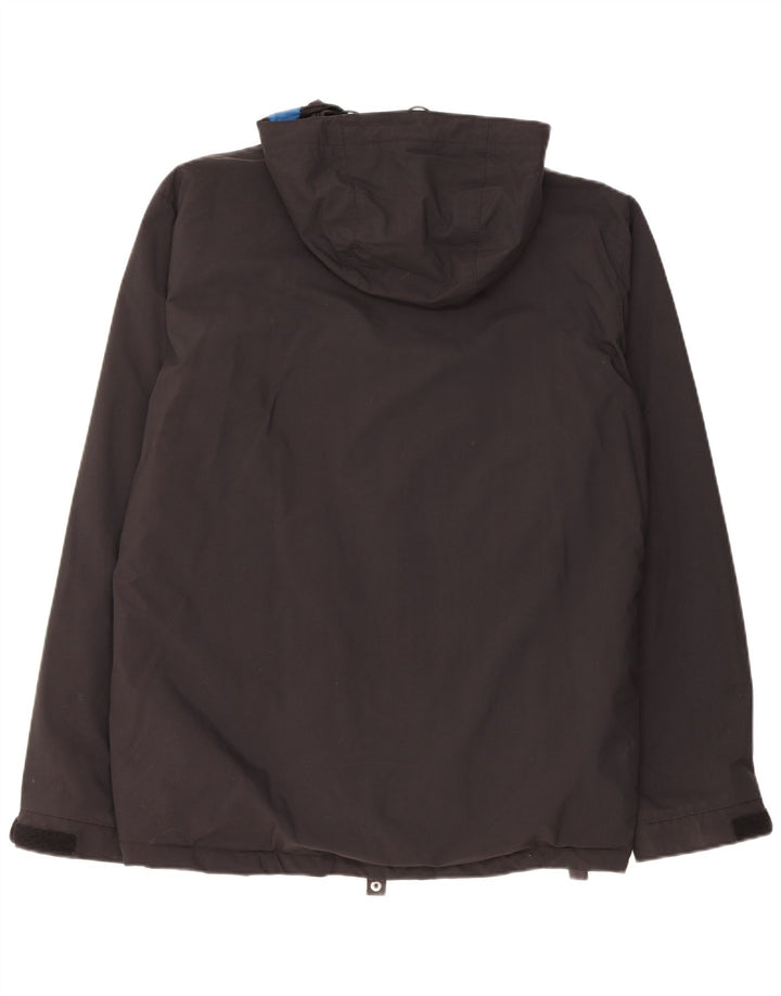 Helly Hansen Mens Graphic Windbreaker Jacket UK 38 Medium Black Colourblock