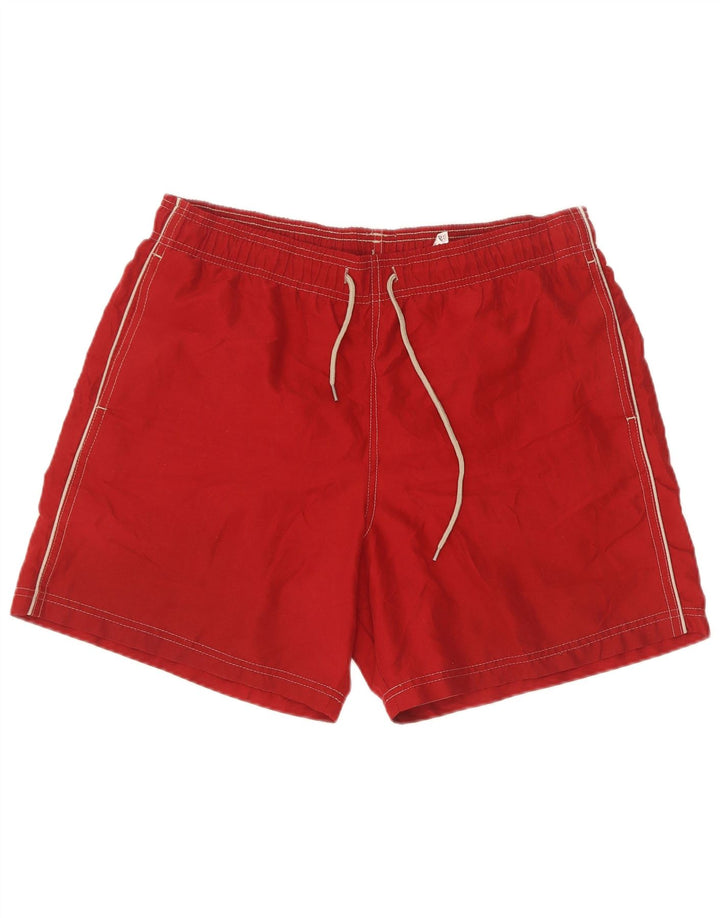 Marks & Spencer Mens Swimming Shorts Large Red Polyester