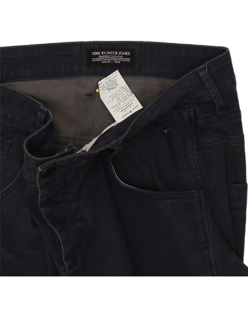 JACK & JONES Mens Core Banana Slim Jeans W36 L34  Navy Blue Cotton | Vintage Jack & Jones | Thrift | Second-Hand Jack & Jones | Used Clothing | Messina Hembry 