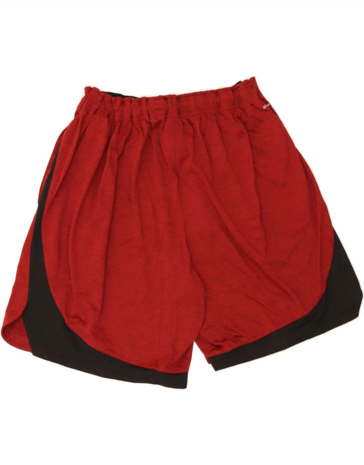 RUSSELL ATHLETIC Mens Sport Shorts 2XL Red Colourblock Polyester Vintage Russell Athletic and Second-Hand Russell Athletic from Messina Hembry 