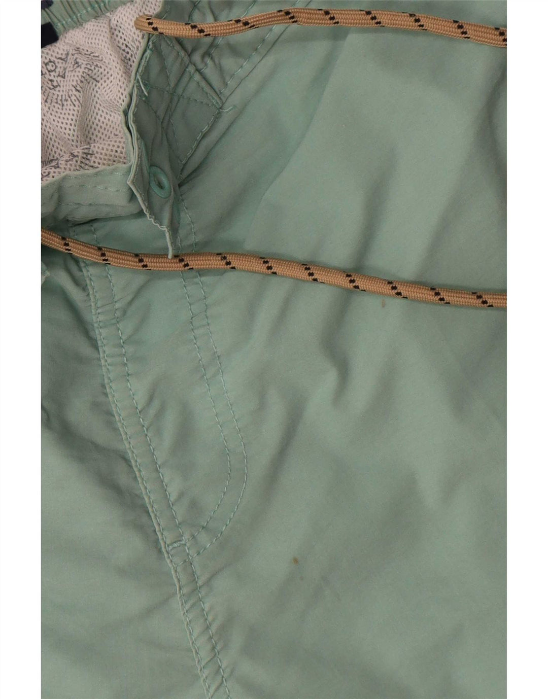 Fat Face Mens Swimming Shorts Medium Green Cotton
