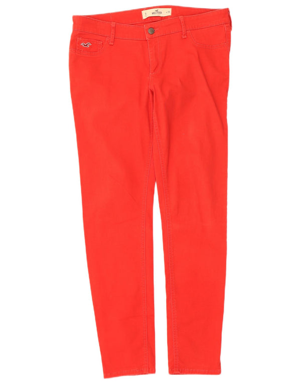 Hollister Womens Skinny Casual Trousers W29 L29 Red