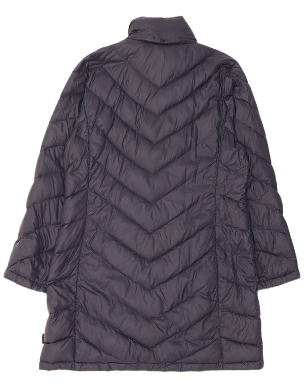 Calvin Klein Womens Padded Coat UK 16 Large Navy Blue Nylon