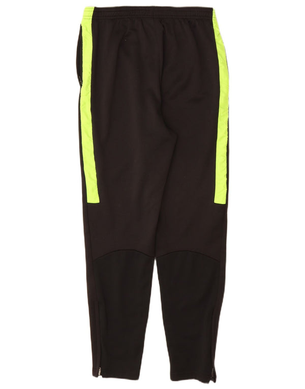 NIKE Boys Dri Fit Tracksuit Trousers 13-14 Years XL Black Colourblock