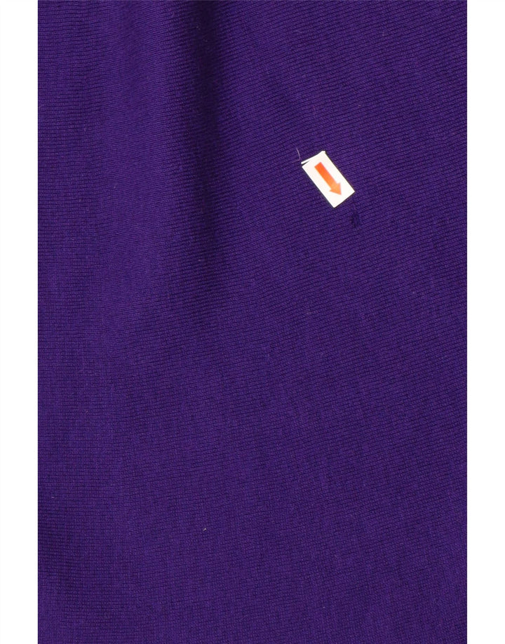 HOBBS Womens Top Long Sleeve UK 14 Large Purple Viscose