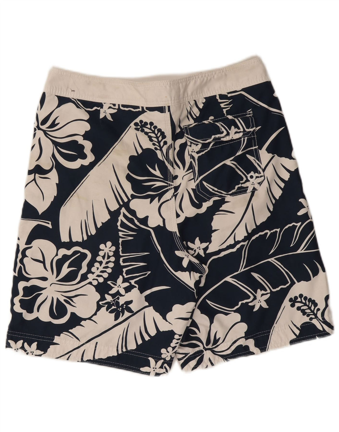 Abercrombie & Fitch Mens Swimming Shorts Medium Black Floral Polyester