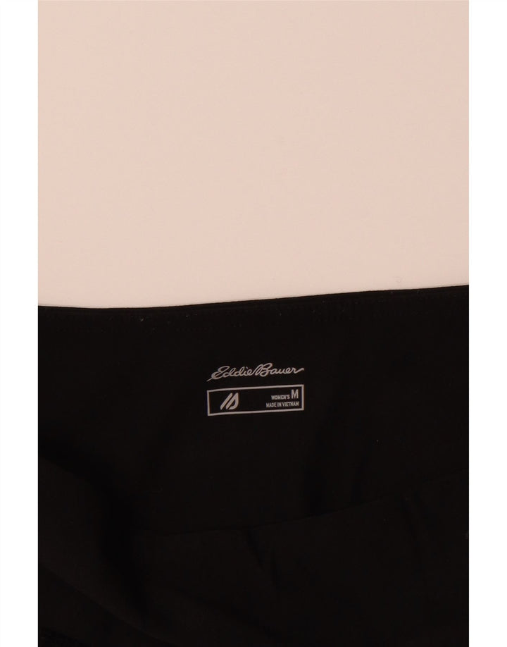 EDDIE BAUER Womens Sport Shorts UK 12 Medium  Black