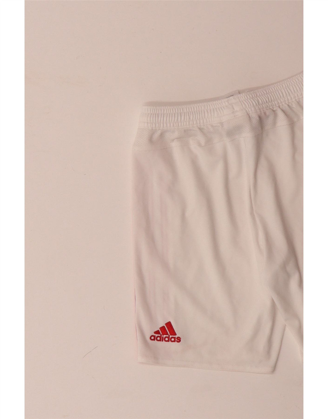ADIDAS Boys Manchester United Sport Shorts 9-10 Years  White Polyester