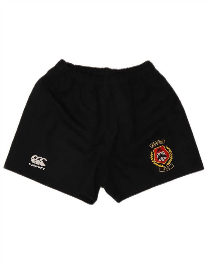 Canterbury Mens Graphic Sport Shorts Medium Navy Blue Polyester