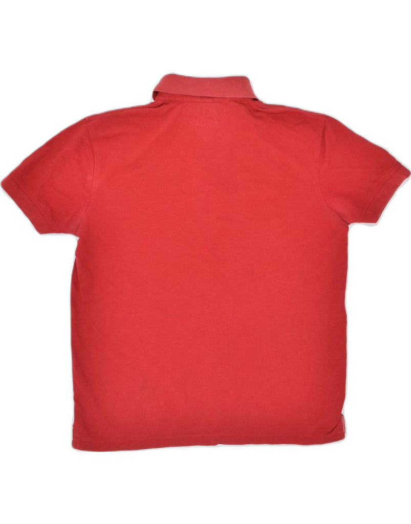 TOMMY HILFIGER Mens Polo Shirt Small Red Cotton Classic | Vintage | Thrift | Second-Hand | Used Clothing | Messina Hembry 