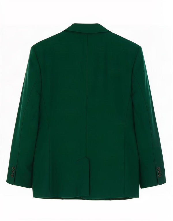 Vintage Womens 5 Button Blazer Jacket UK 10 Small Green