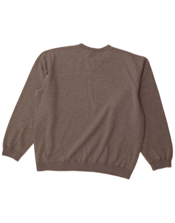 NIKE Mens Sweatshirt Jumper UK 45/47 XL Grey Cotton