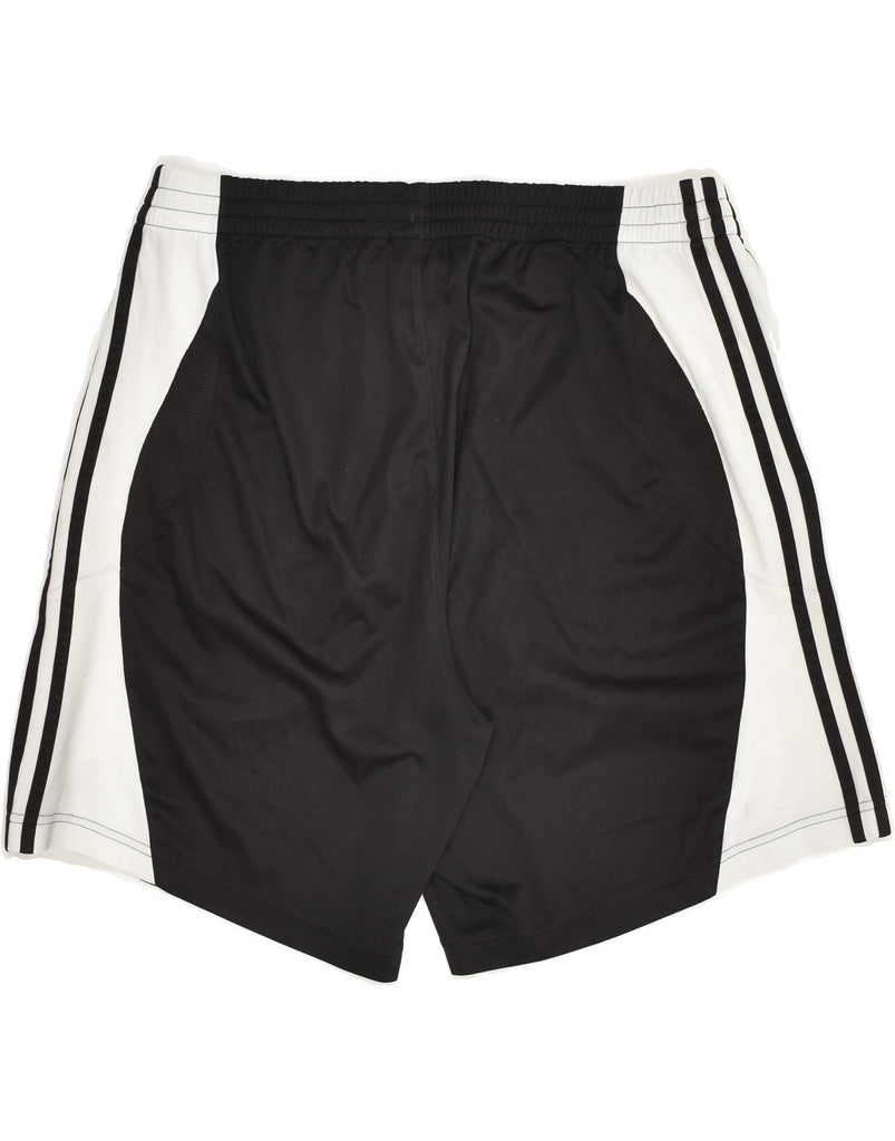 ADIDAS Mens Sport Shorts Medium Black Colourblock Polyester | Vintage Adidas | Thrift | Second-Hand Adidas | Used Clothing | Messina Hembry 