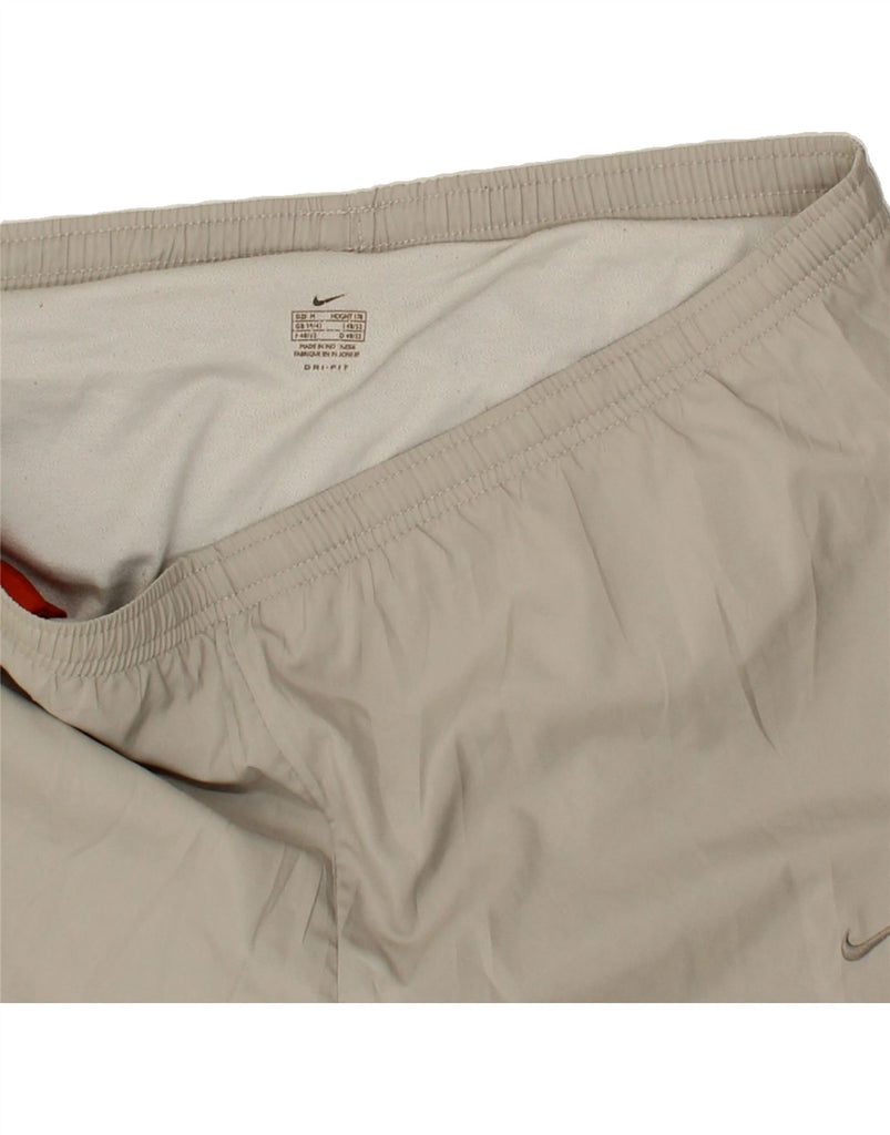 NIKE Mens Sport Shorts UK 38/41 Medium Grey Polyester | Vintage Nike | Thrift | Second-Hand Nike | Used Clothing | Messina Hembry 