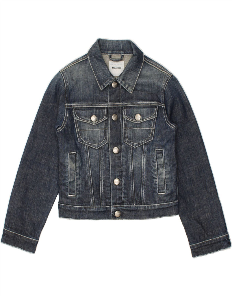 MOSCHINO Boys Denim Jacket 3-4 Years Blue | Vintage Moschino | Thrift | Second-Hand Moschino | Used Clothing | Messina Hembry 