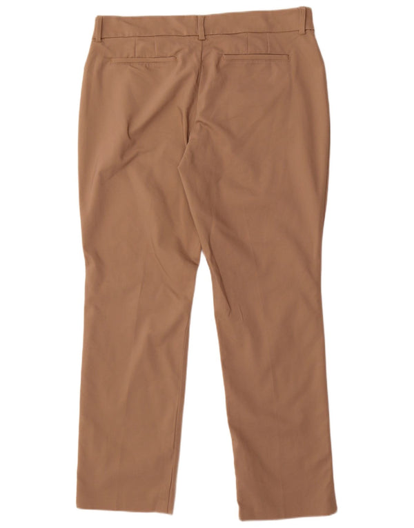 Lee Womens Mid Rise Regular Fit Straight Casual Trousers W34 L29 Brown