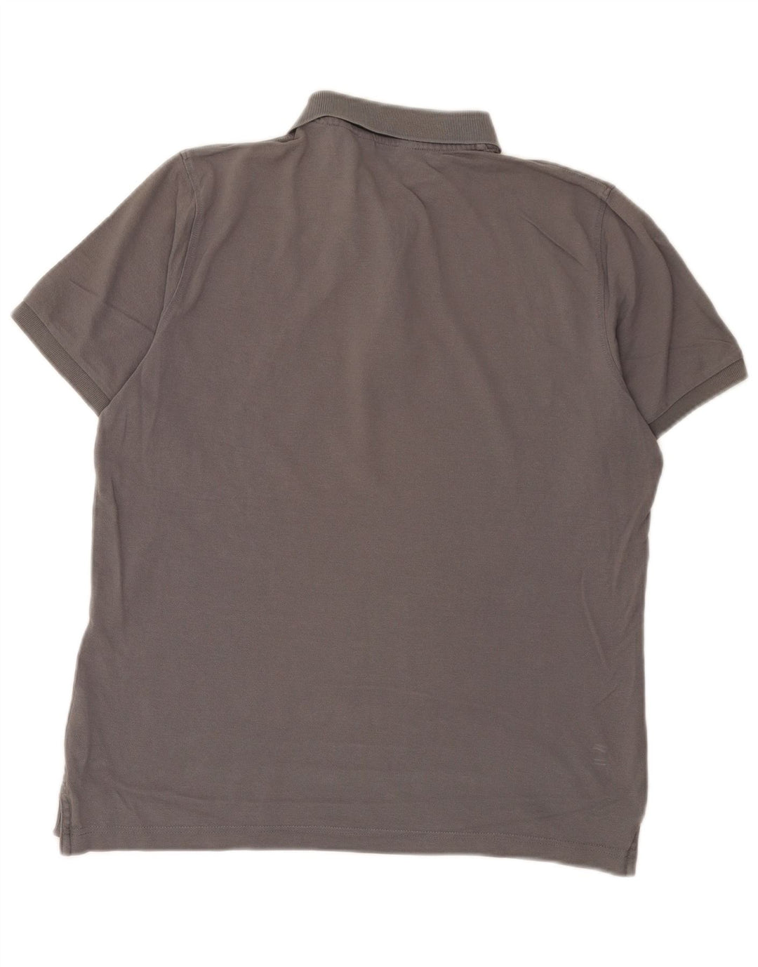 Calvin Klein Mens Polo Shirt Medium Grey Cotton