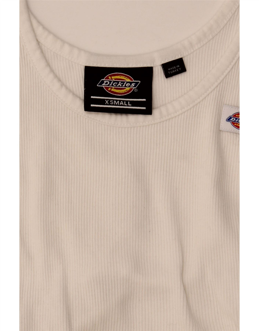 Dickies Womens Crop Vest Top UK 4 XS White