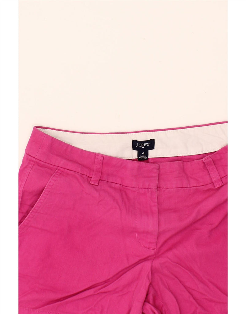 J. CREW Womens Chino Shorts US 4 Small W30  Pink Cotton Vintage J. Crew and Second-Hand J. Crew from Messina Hembry 