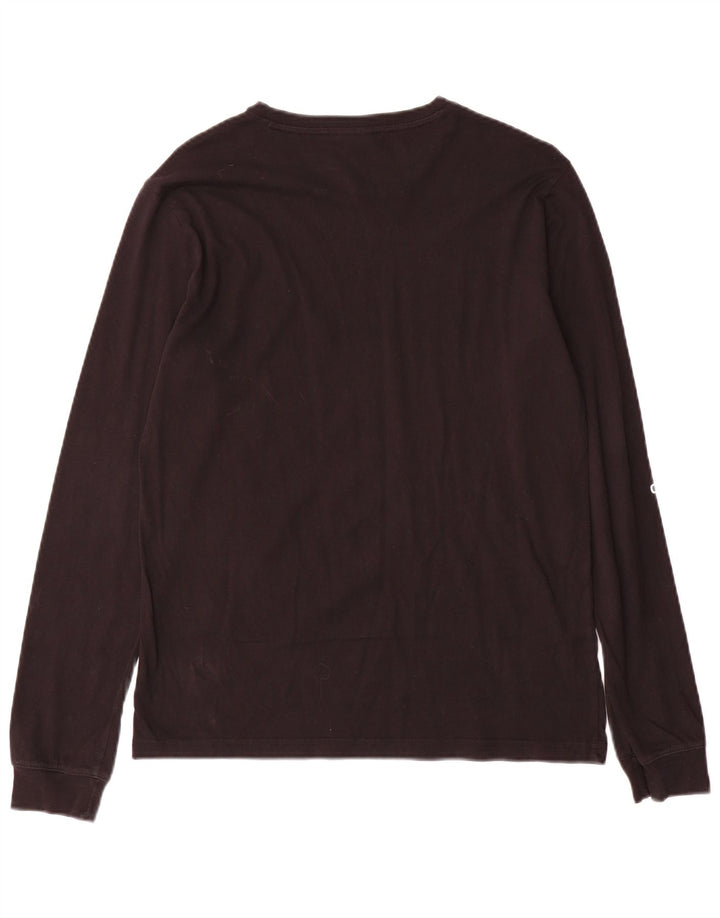 Champion Boys Graphic Top Long Sleeve 15-16 Years 2XL Black