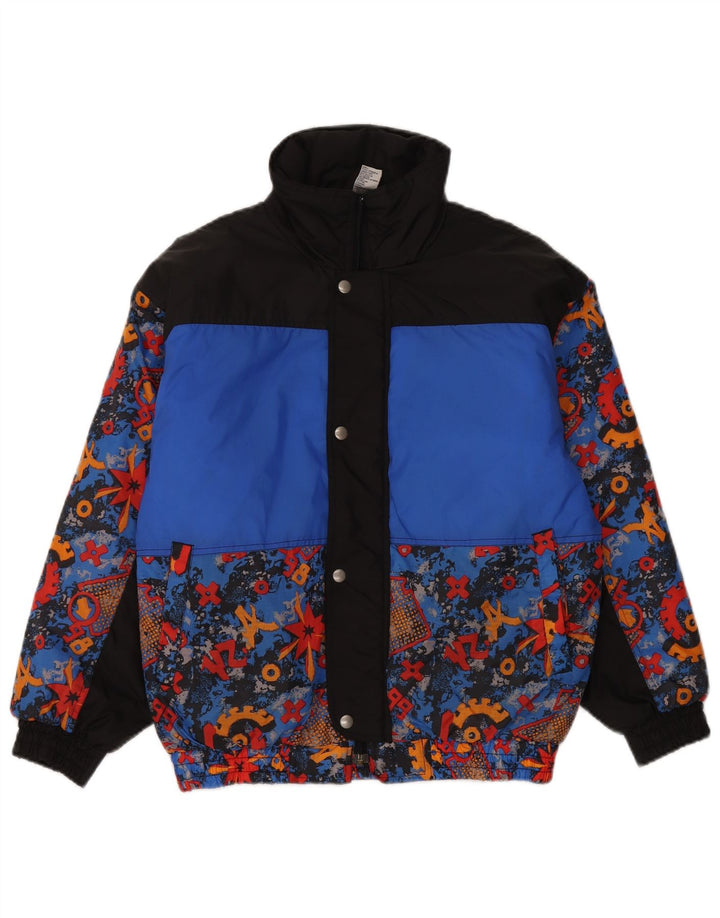 C&A Boys Hooded Padded Jacket 13-14 Years Multicoloured Floral Polyester