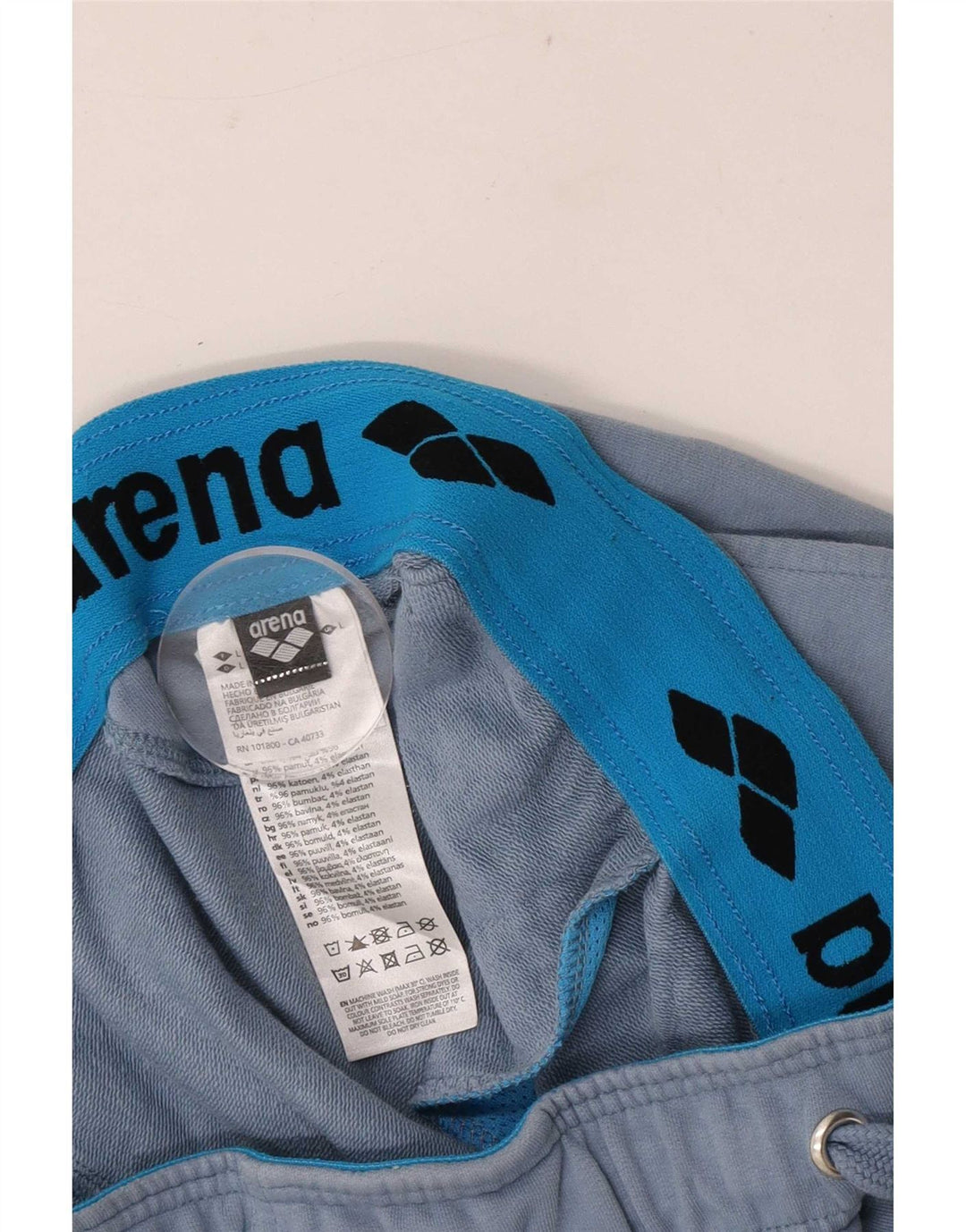 Arena Mens Tracksuit Trousers Joggers Large Blue Cotton