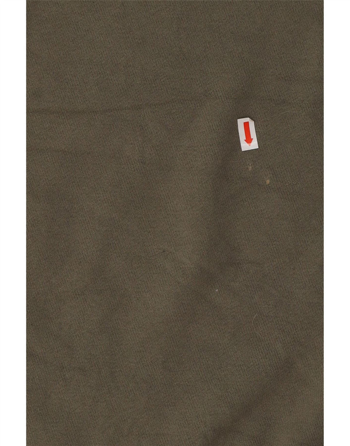 FAT FACE Womens Oversized Sweatshirt Jumper UK 16 Large Khaki Cotton