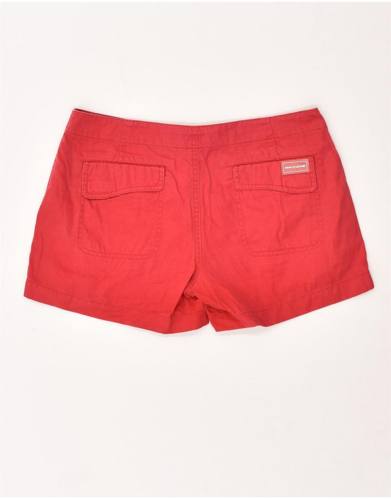 DKNY Womens Chino Shorts W27 Small  Red Cotton | Vintage Dkny | Thrift | Second-Hand Dkny | Used Clothing | Messina Hembry 