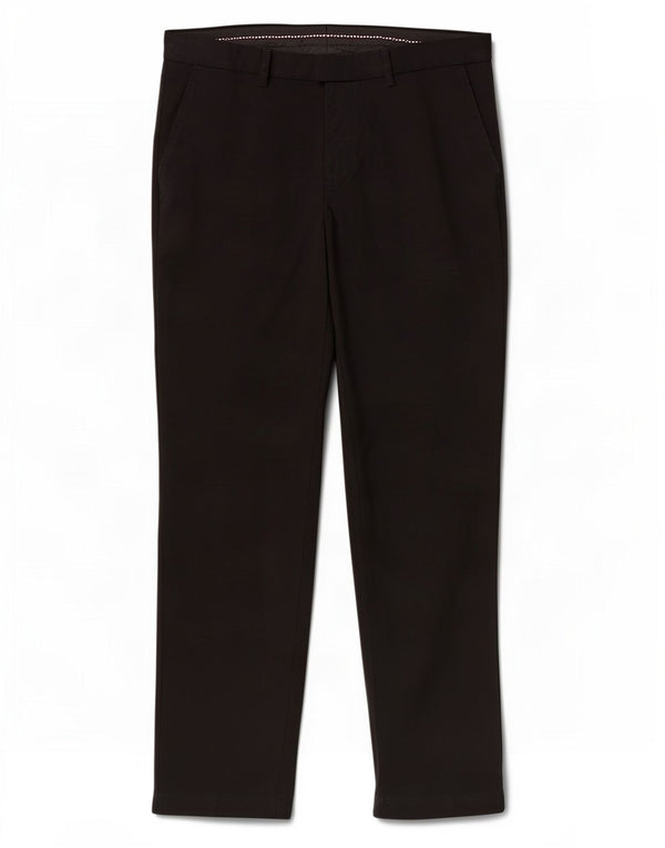Marks & Spencer Mens Slim Suit Trousers W34 L31 Black Polyester