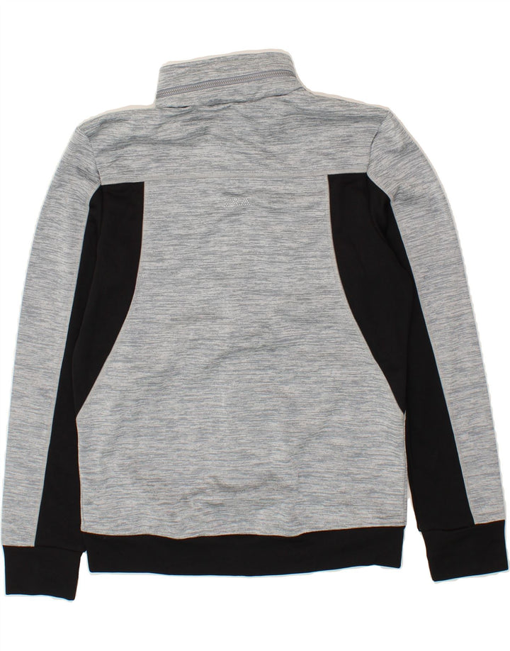 FILA Mens Tracksuit Top Jacket Small Grey Colourblock Polyester