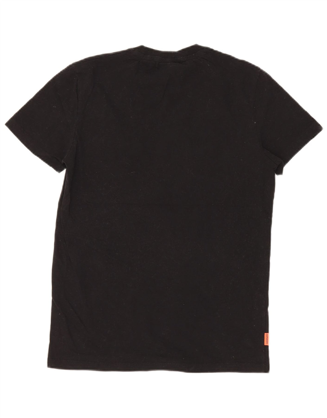 Superdry Mens T-Shirt Top Medium Black Cotton