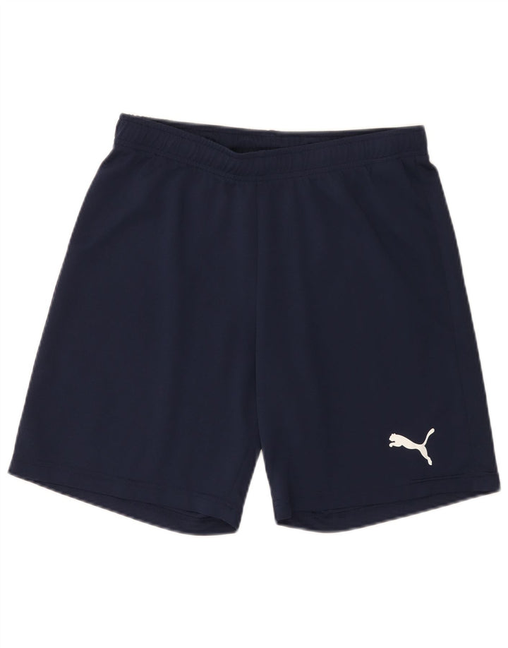 Puma Mens Sport Shorts Medium Navy Blue Polyester
