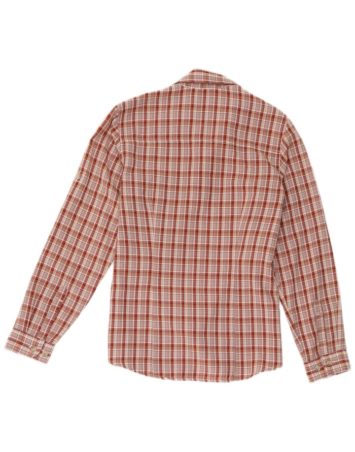 Fjall Raven Womens Shirt UK 10 Small Red Check