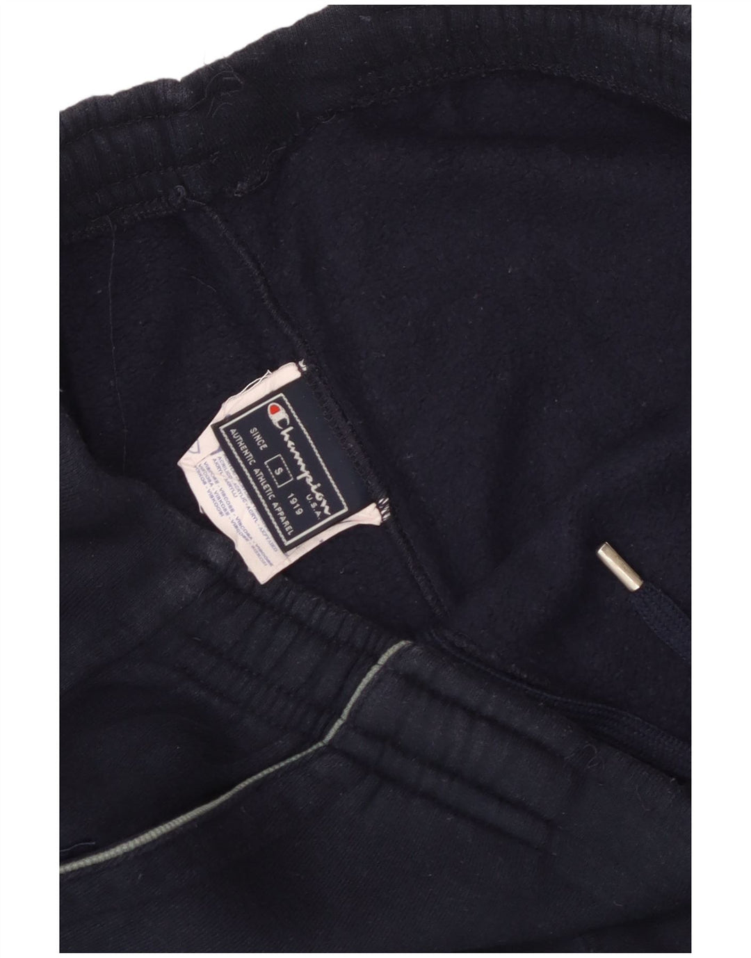 Champion Mens Tracksuit Trousers Small  Navy Blue Cotton