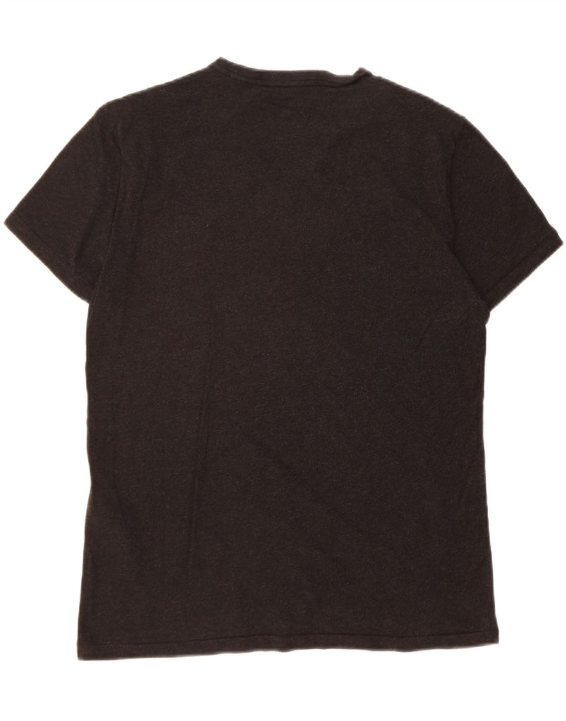 POLO RALPH LAUREN Mens Custom Slim Fit T-Shirt Top Large Grey Cotton Vintage Polo Ralph Lauren and Second-Hand Polo Ralph Lauren from Messina Hembry 