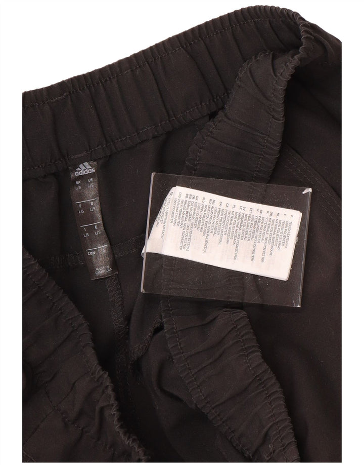 ADIDAS Mens Tracksuit Trousers Joggers Large  Black Polyester