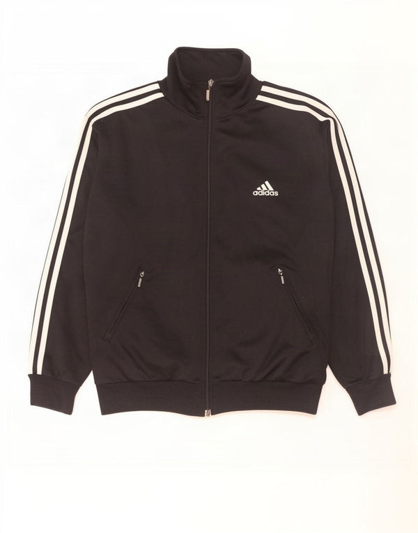 Adidas Mens Loose Fit Tracksuit Top Jacket UK 36/38 Small Black