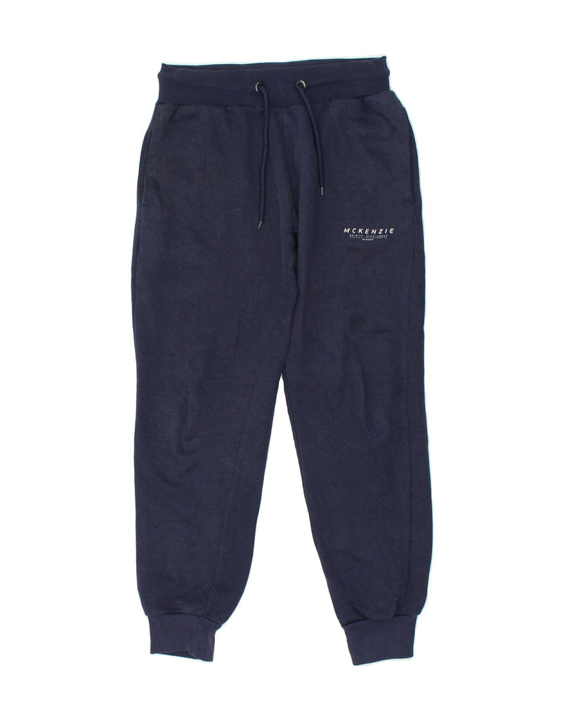 MCKENZIE Mens Tracksuit Trousers Joggers Medium Navy Blue | Vintage Mckenzie | Thrift | Second-Hand Mckenzie | Used Clothing | Messina Hembry 