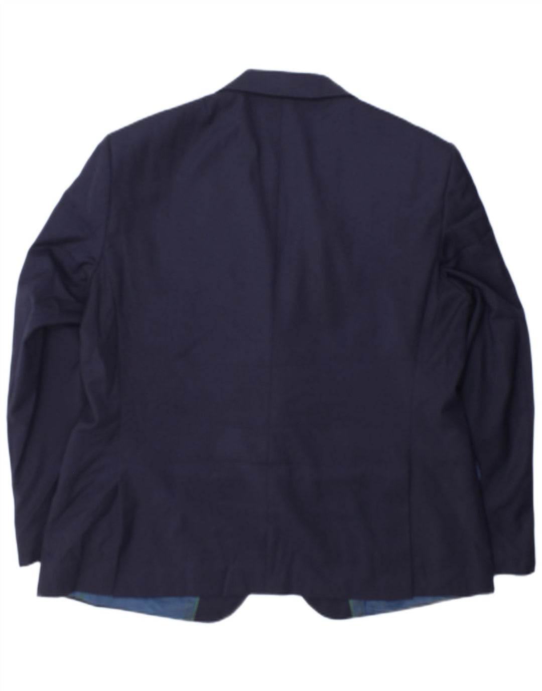 Marks & Spencer Mens 2 Button Regular Fit Blazer Jacket UK 44 XL Navy Blue