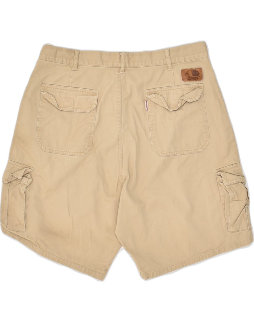 AMERICANINO Mens Cargo Shorts W36 Large Beige Cotton | Vintage Americanino | Thrift | Second-Hand Americanino | Used Clothing | Messina Hembry 