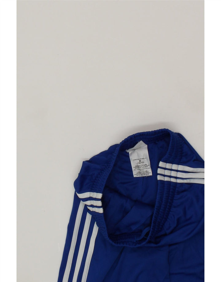 ADIDAS Boys Sport Shorts 10-11 Years Medium  Blue Colourblock Polyester Vintage Adidas and Second-Hand Adidas from Messina Hembry 