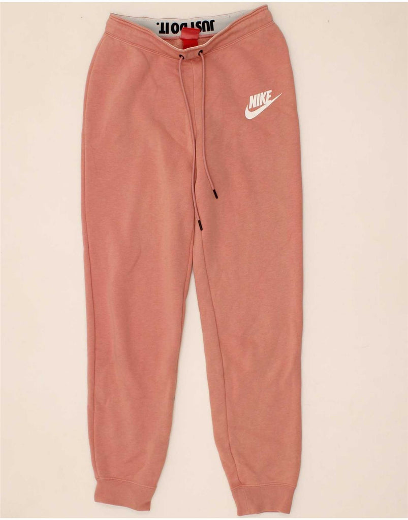 NIKE Womens Graphic Tracksuit Trousers Joggers UK 10 Small Pink Vintage Nike and Second-Hand Nike from Messina Hembry 