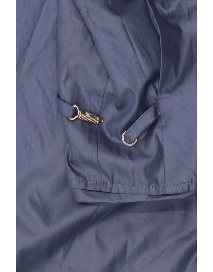 Claude Havrey Womens Oversized Overcoat EU 41 Medium Blue Polyester