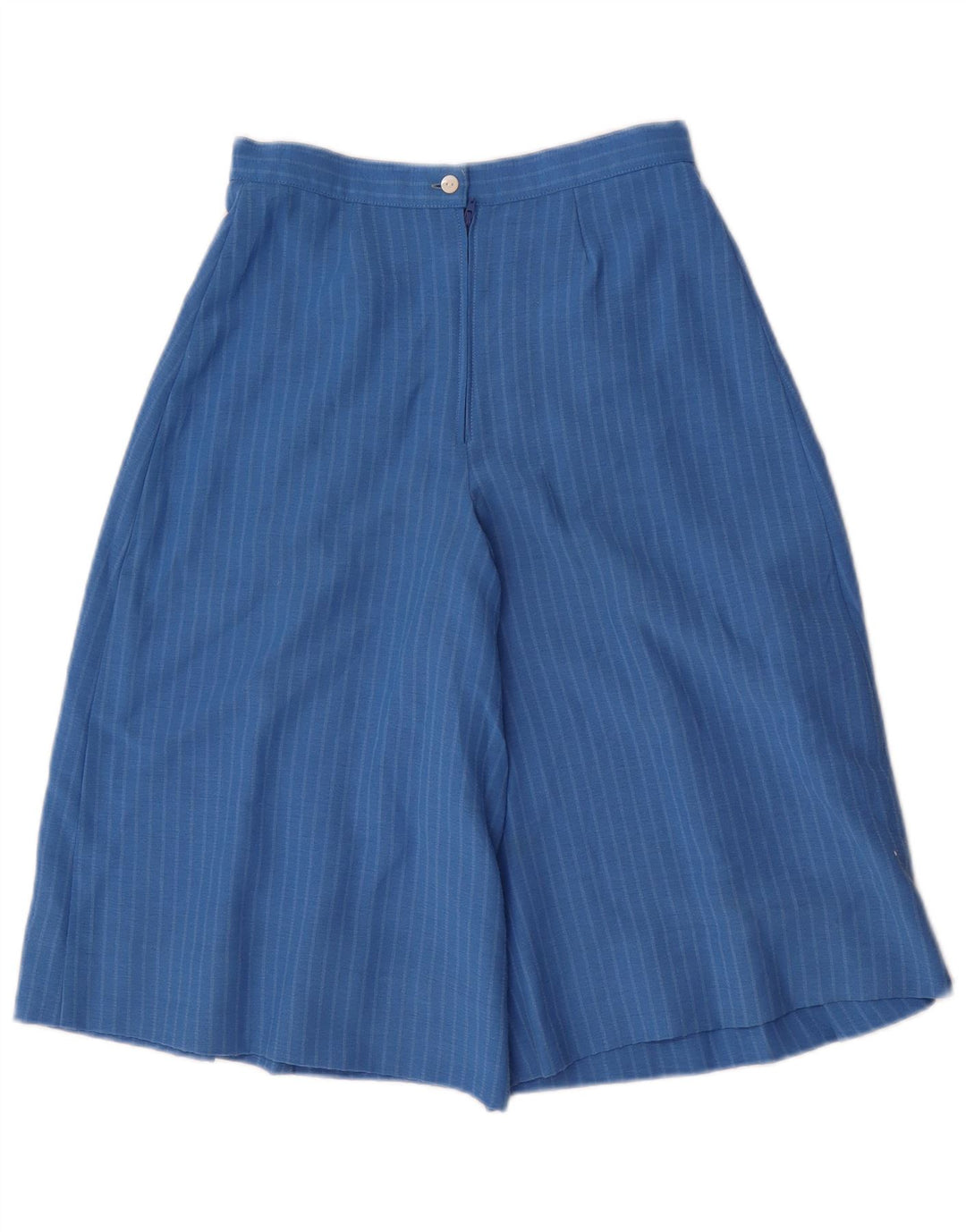 Vintage Womens Cullotes Bermuda Shorts IT 40 Small W24  Blue Pinstripe